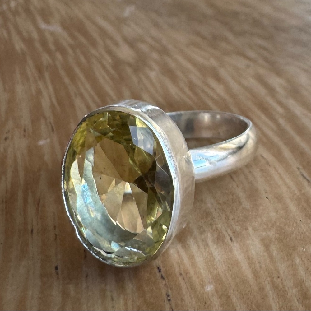 NWOT Sundance Texan Sun Ring, Citrine, Sterling Silver - Picture 5 of 7